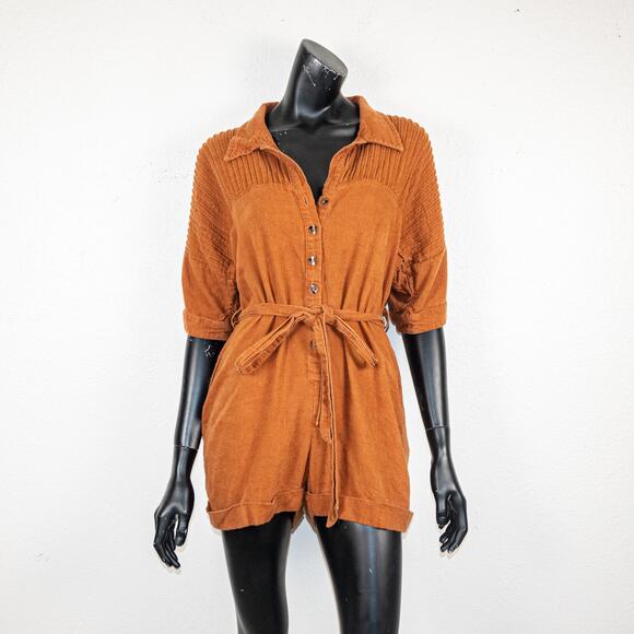 SPELL & The Gypsy Collective Rani Romper in copper size XS - Picture 2 of 9